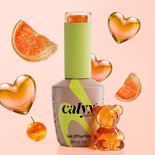 Orange Jelly Gel Polish | 195 | 15ml - Calyx Nails India