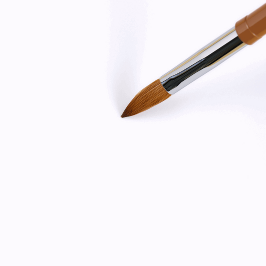 Acrylic Brush (wooden handle) - Calyx Nails India