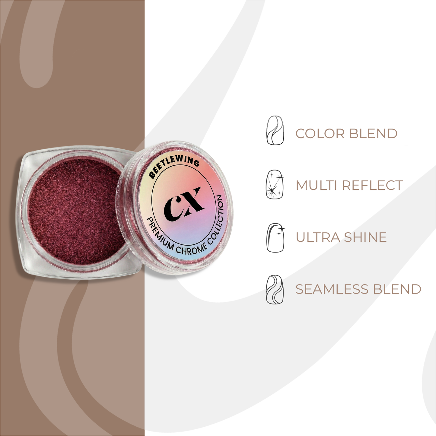 Beetlewing Duo Chrome Powder | DC - 015