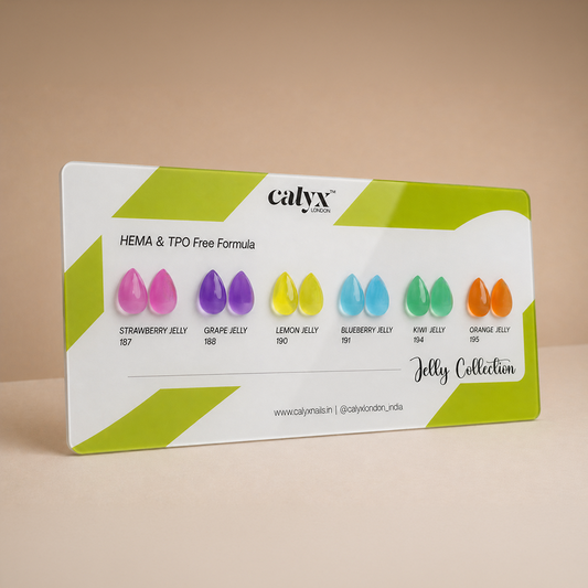 6 Shades Jelly Collection Gel Polish Kit - Calyx Nails India