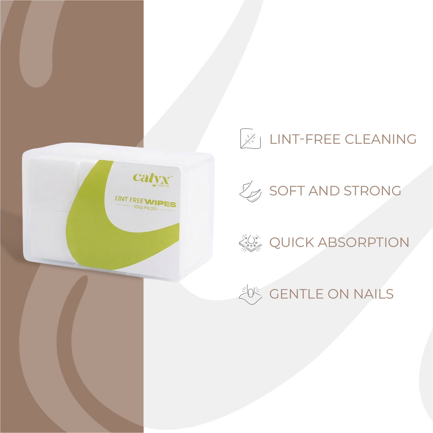 Lint Free Nail Wipes - Calyx Nails India