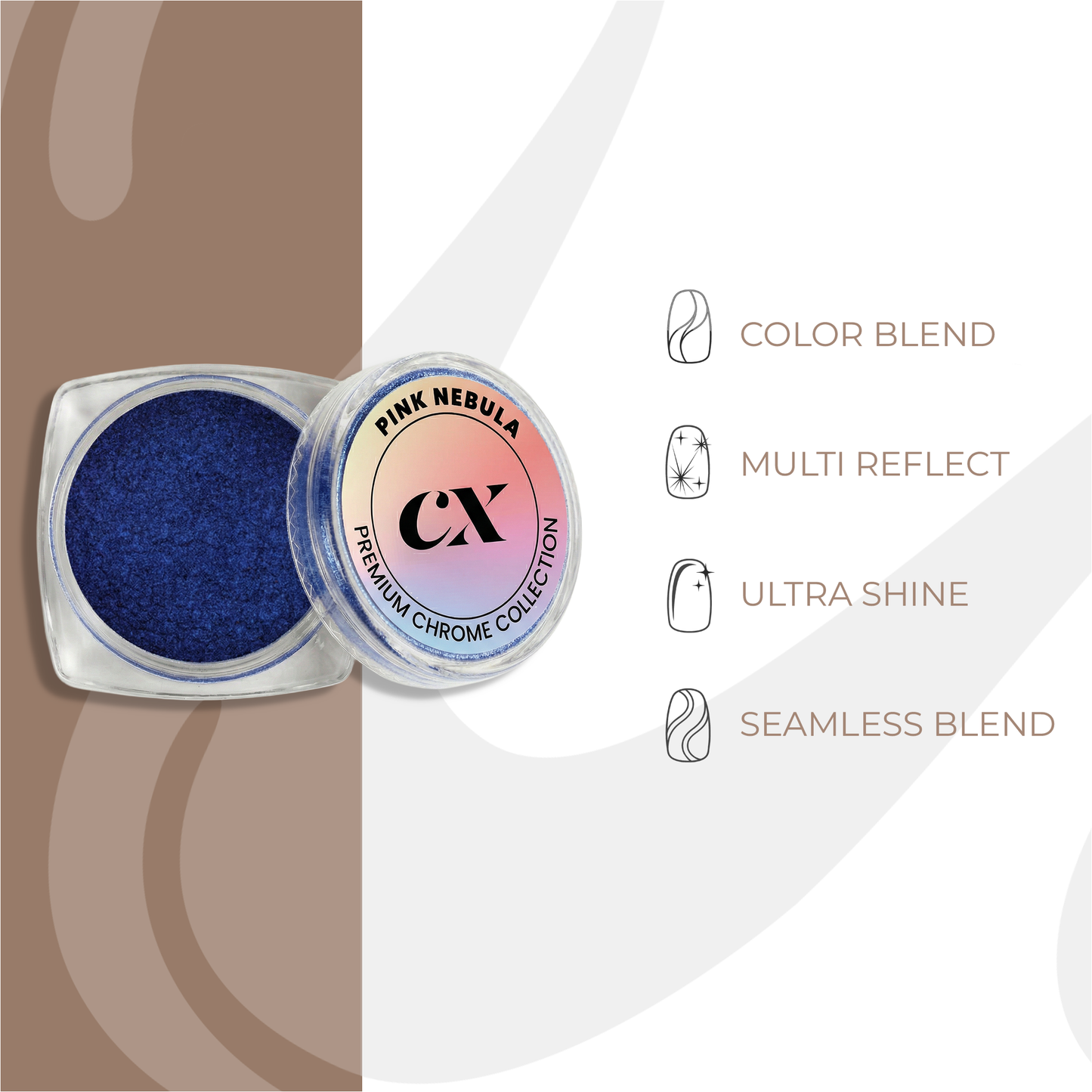 Pink Nebula Duo Chrome Powder | DC - 014