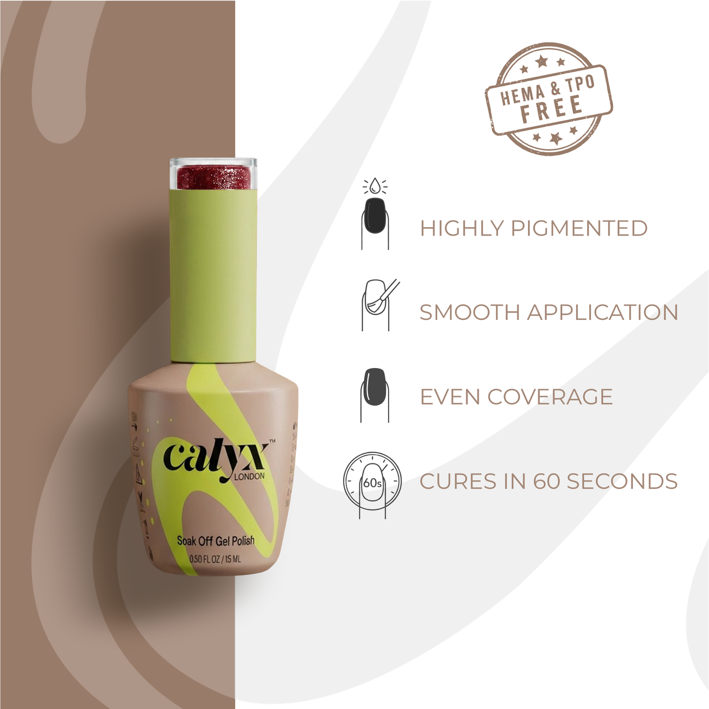 Red Obsession Gel Polish | 221 | 15ml - Calyx Nails India