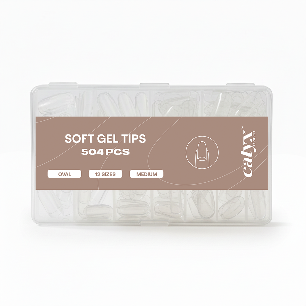 Soft Gel Tips - Oval - Calyx Nails India