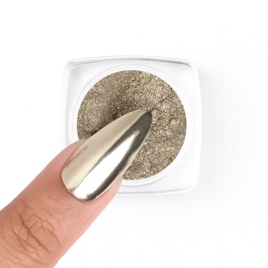 Cashmere Gold Chrome Powder | CR - 010 - Calyx Nails India
