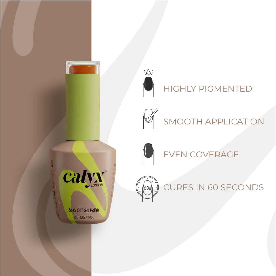 Orange Candy Gel Polish | 122 | 15ml - Calyx Nails India