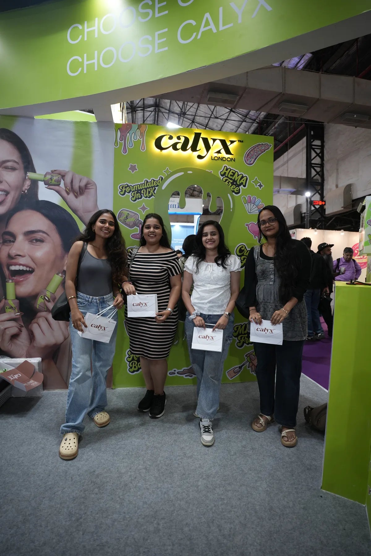 Calyx nail art tools expo display