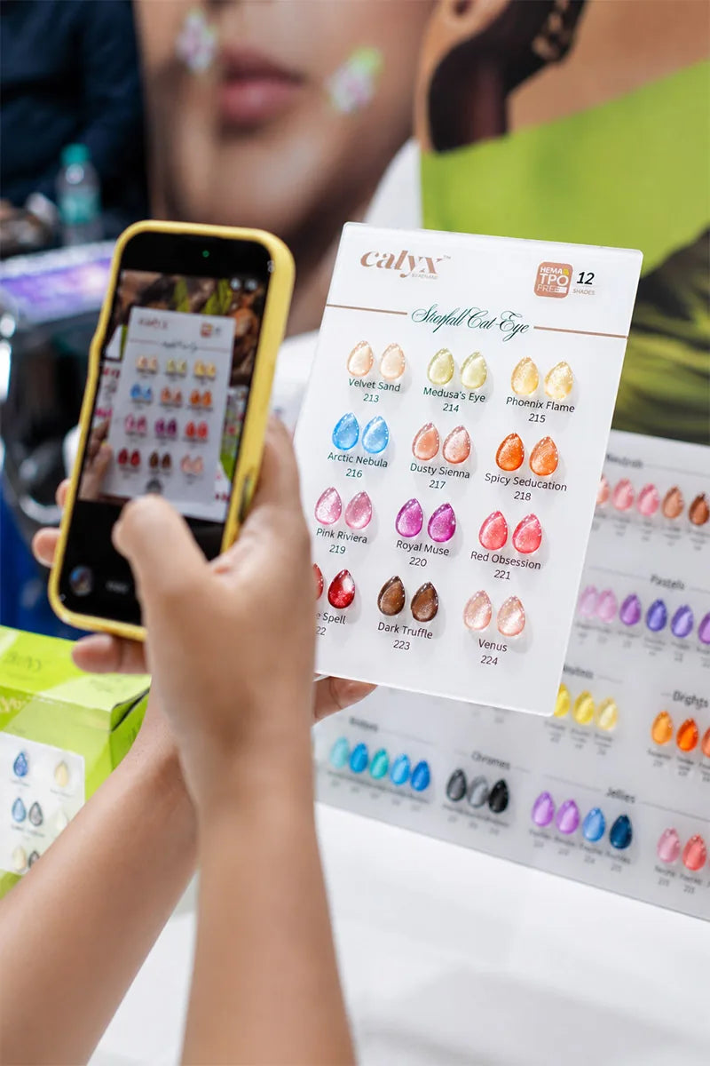 Calyx nail expo brand display India