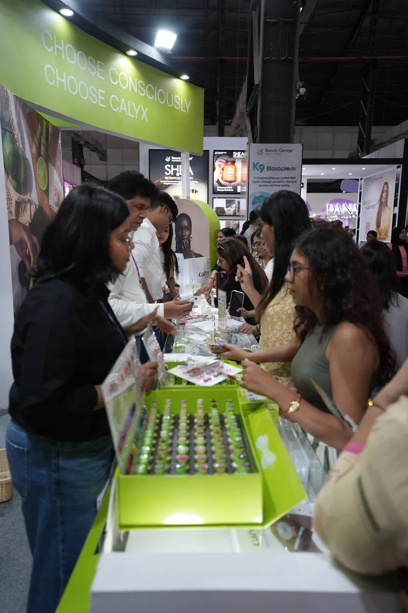 Calyx nail products event India 2025