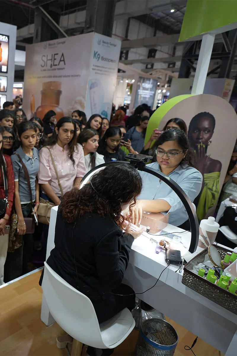 Calyx Nails event display booth