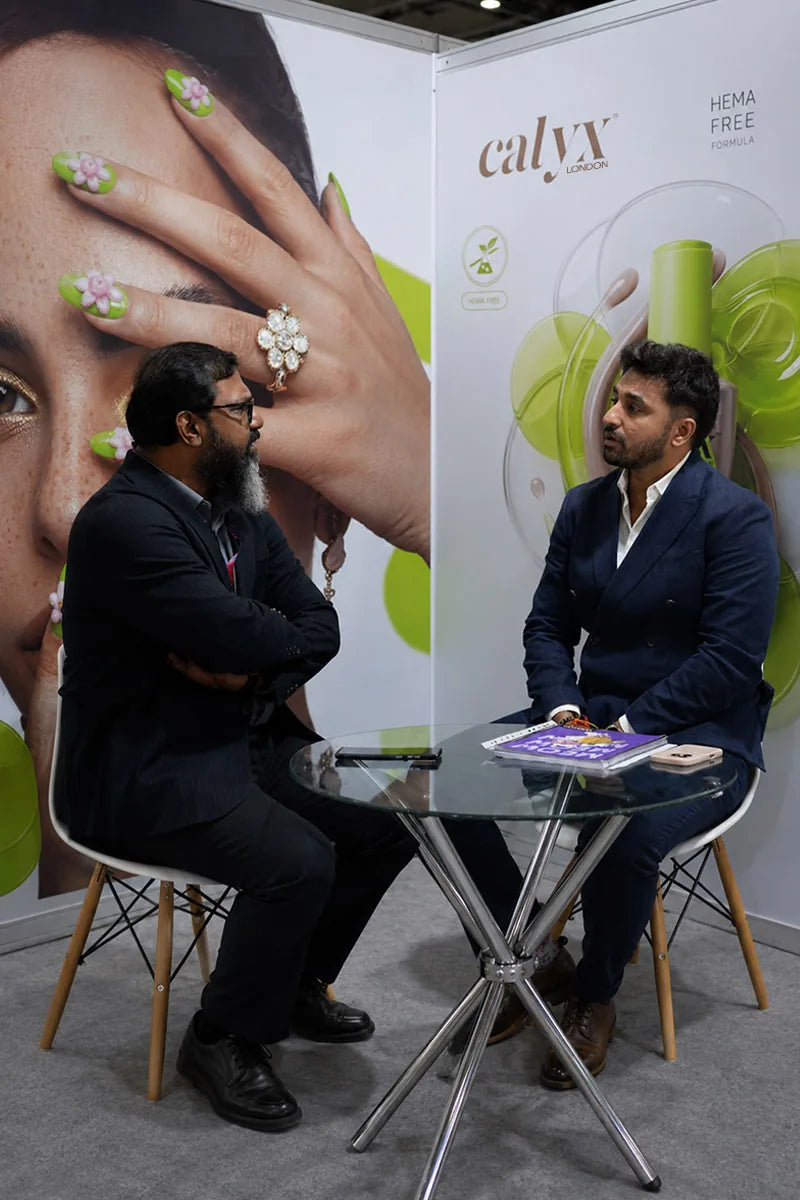 Calyx Nails exhibition India display