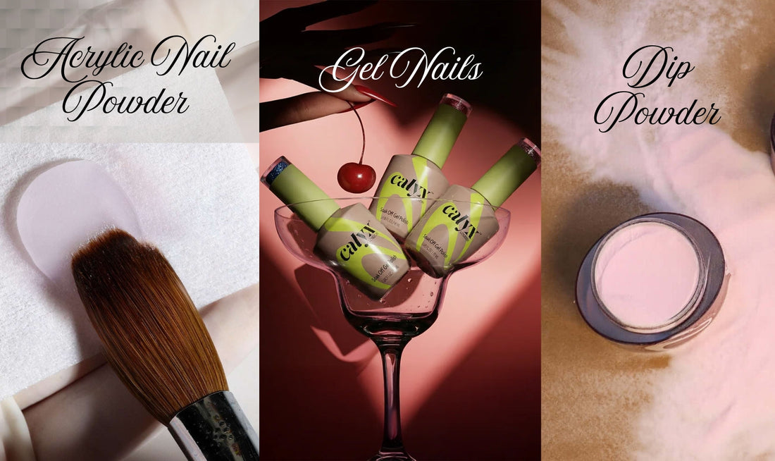 Acrylic Nail Powder vs Dip Powder vs Gel Nails - Calyx Nails India