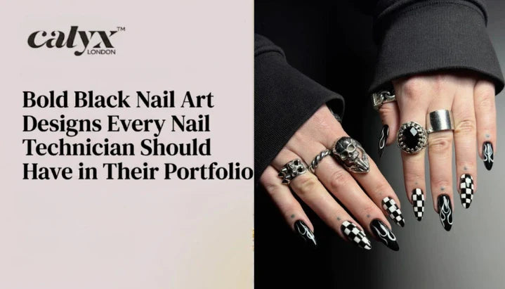 Bold Black Nail Art Designs Every Nail Technician Should Have in Their Portfolio