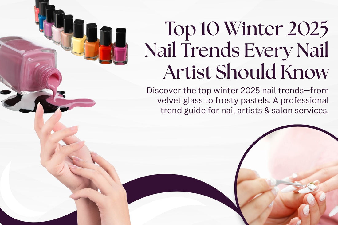 top winter 2025 nail trends—from velvet glass to frosty pastels