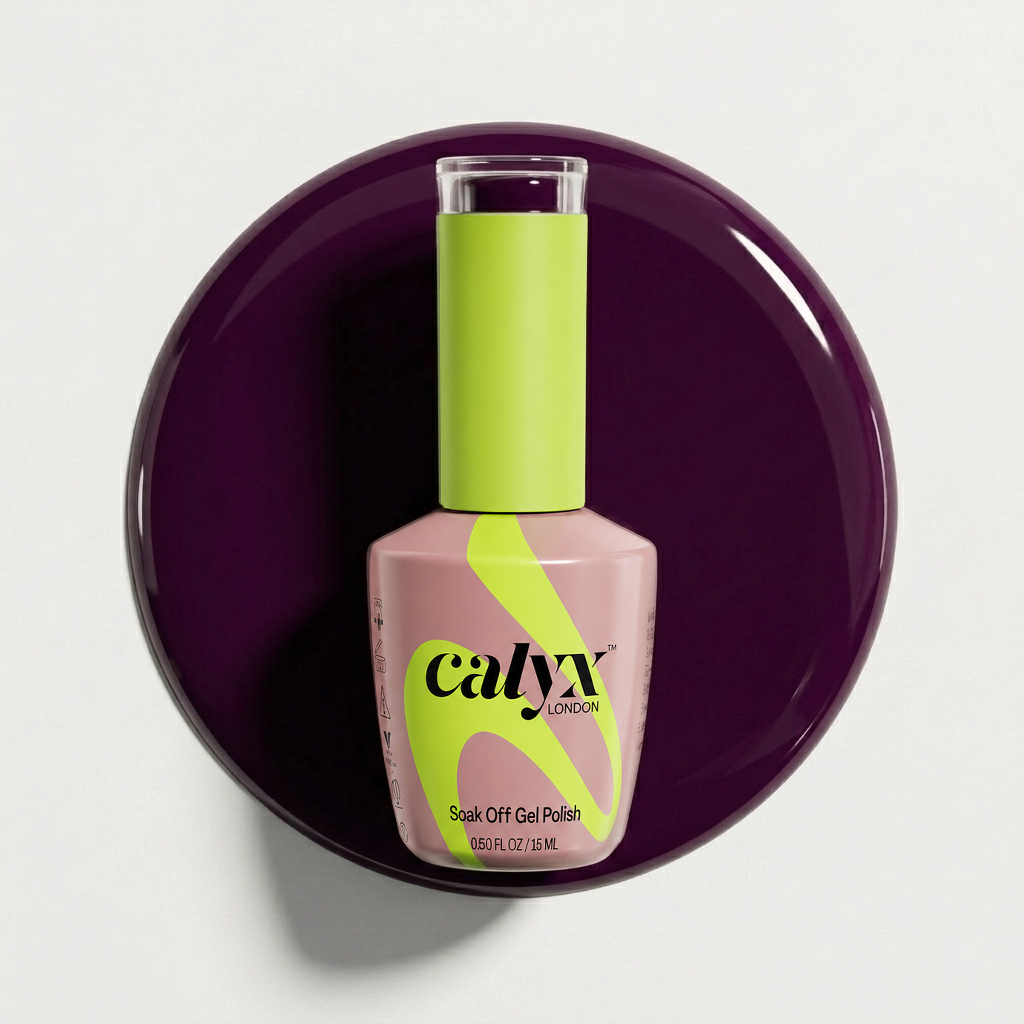 Calyx Aubergine Gel Polish | 149 | 15ml - Calyx Nails India