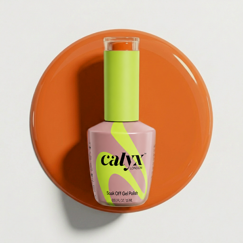 Orange Candy Gel Polish | 122 | 15ml - Calyx Nails India