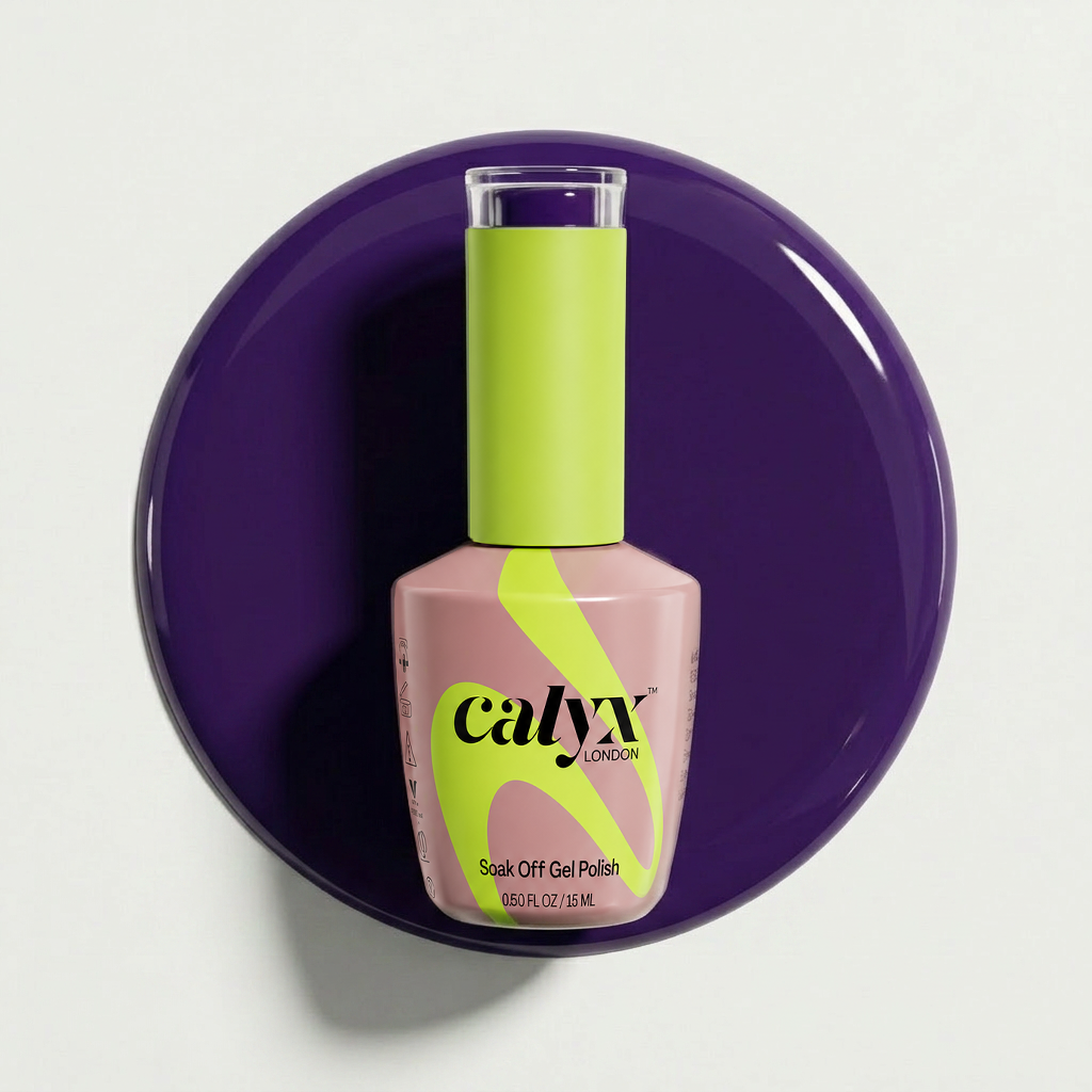 Purple Noir Gel Polish | 144 | 15ml - Calyx Nails India