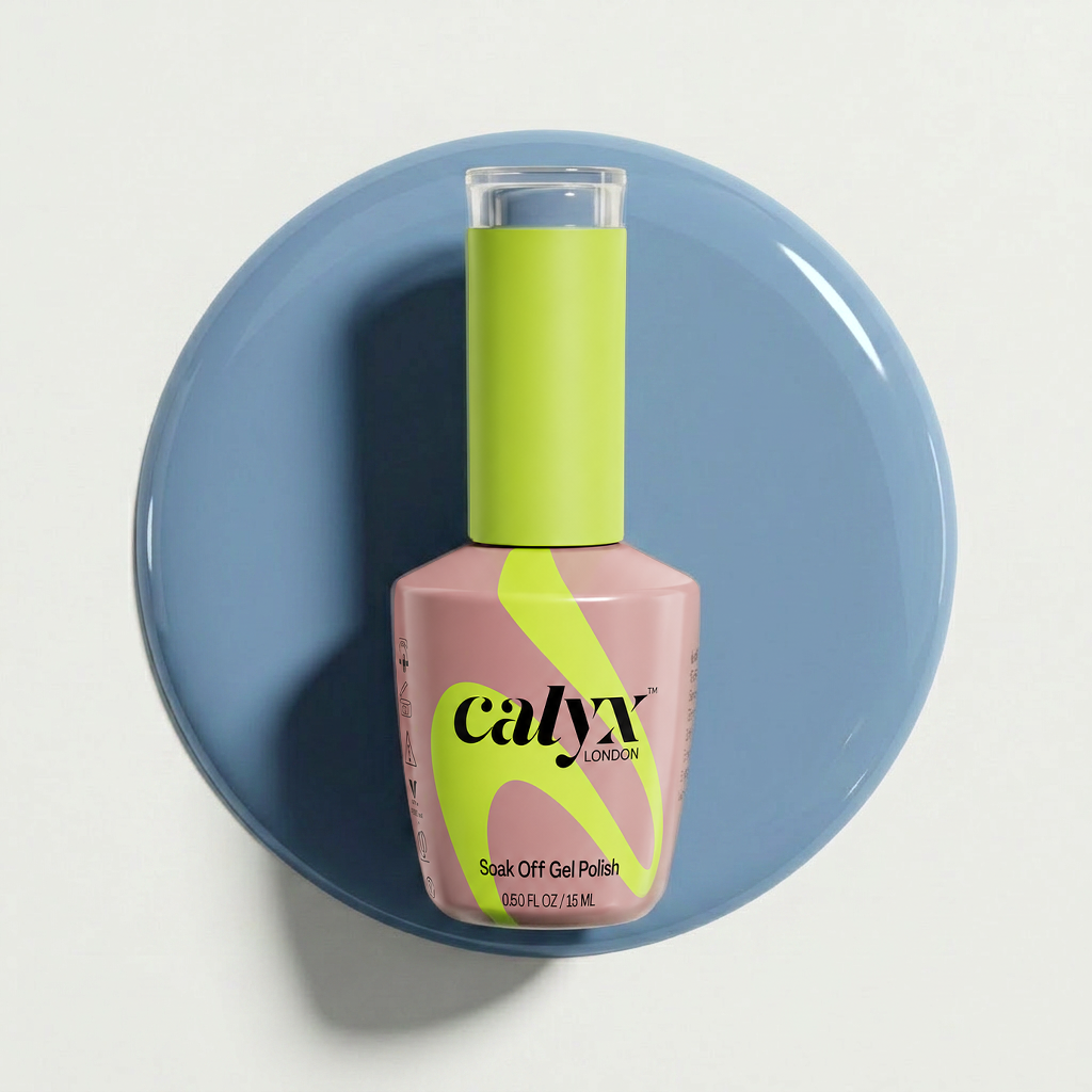 Steel Blue Gel Polish | 095 | 15ml - Calyx Nails India