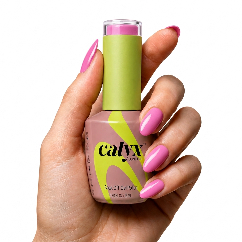 Sakura Pink Gel polish | 018 | 15ml - Calyx Nails India