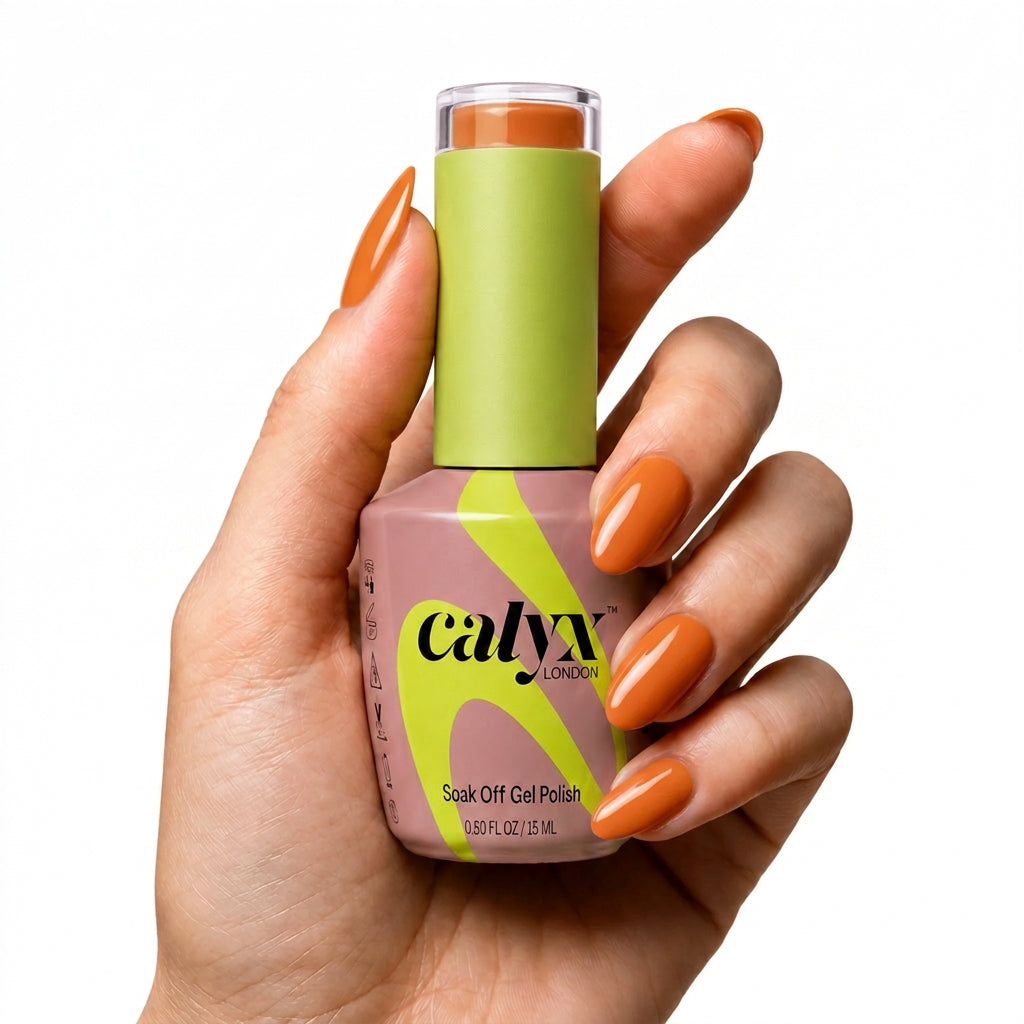 Orange Candy Gel Polish | 122 | 15ml - Calyx Nails India