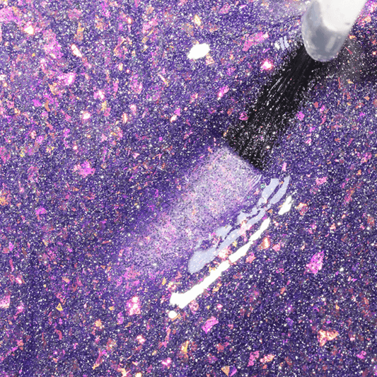 Amethyst Stardust Gel Polish | 176 | 15ml - Calyx Nails India