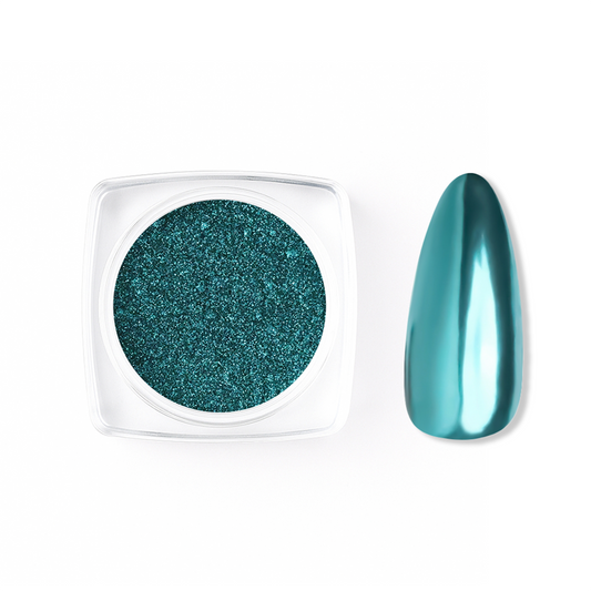 Mermaid Scaled Chrome Powder | CR - 002 - Calyx Nails India