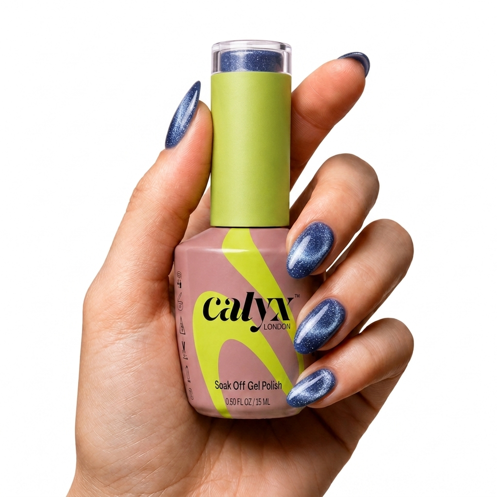 Arctic Nebula Starfall Cat-Eye Gel Polish | 216 | 15ml - Calyx Nails India