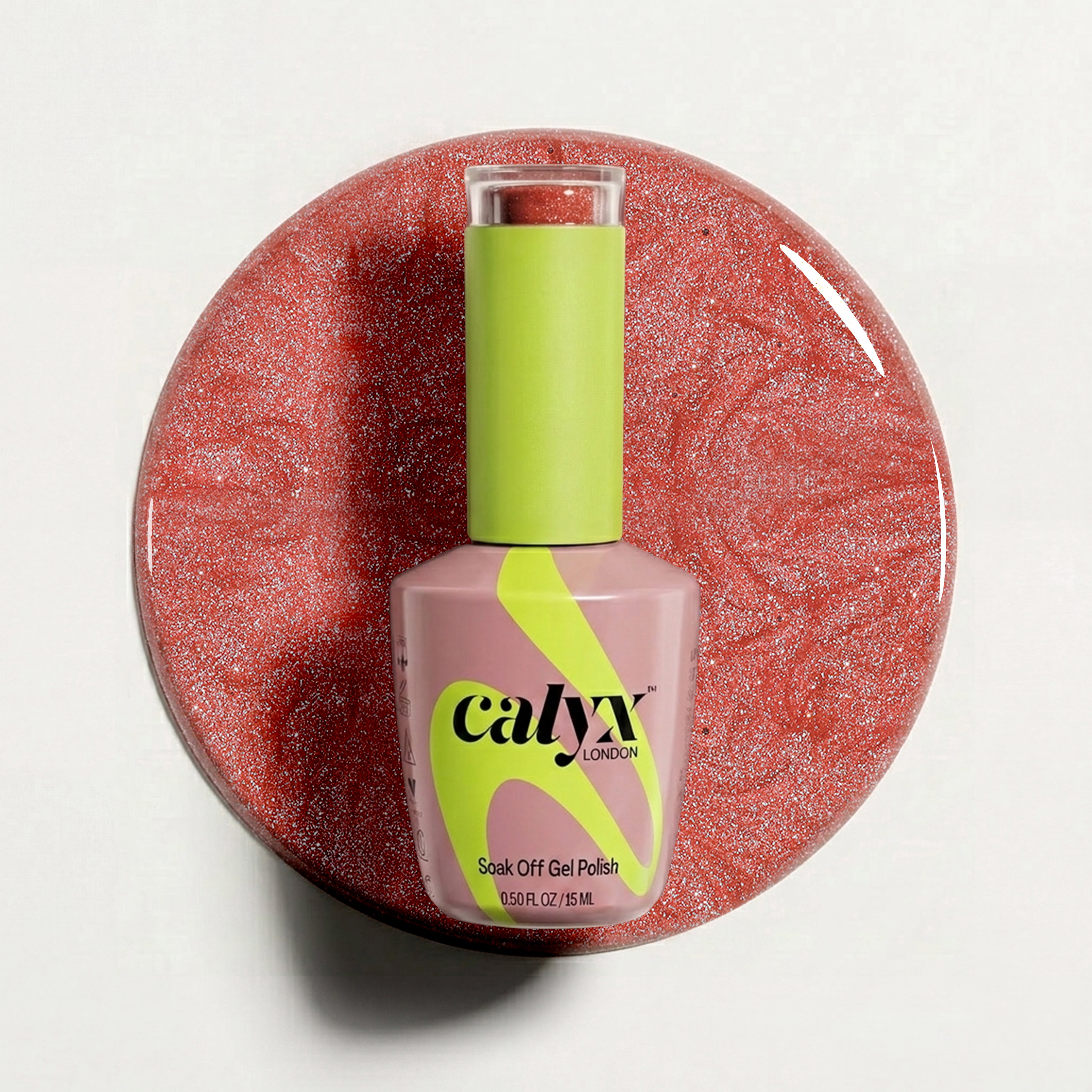 Dusty Sienna Starfall Cat-Eye Gel Polish | 217 | 15ml - Calyx Nails India