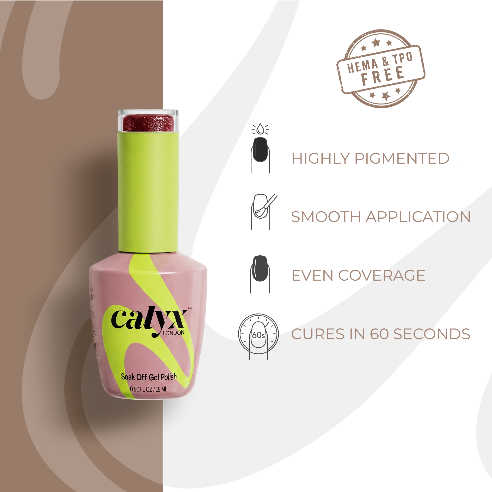 Red Obsession Starfall Cat-Eye Gel Polish | 221 | 15ml - Calyx Nails India