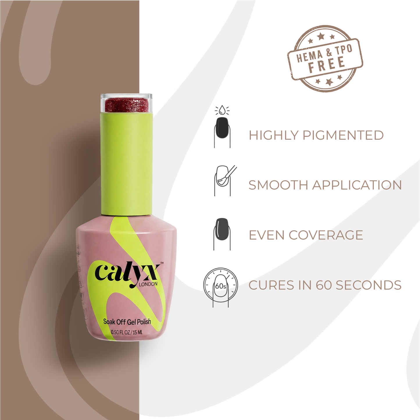 Red Obsession Starfall Cat-Eye Gel Polish | 221 | 15ml - Calyx Nails India