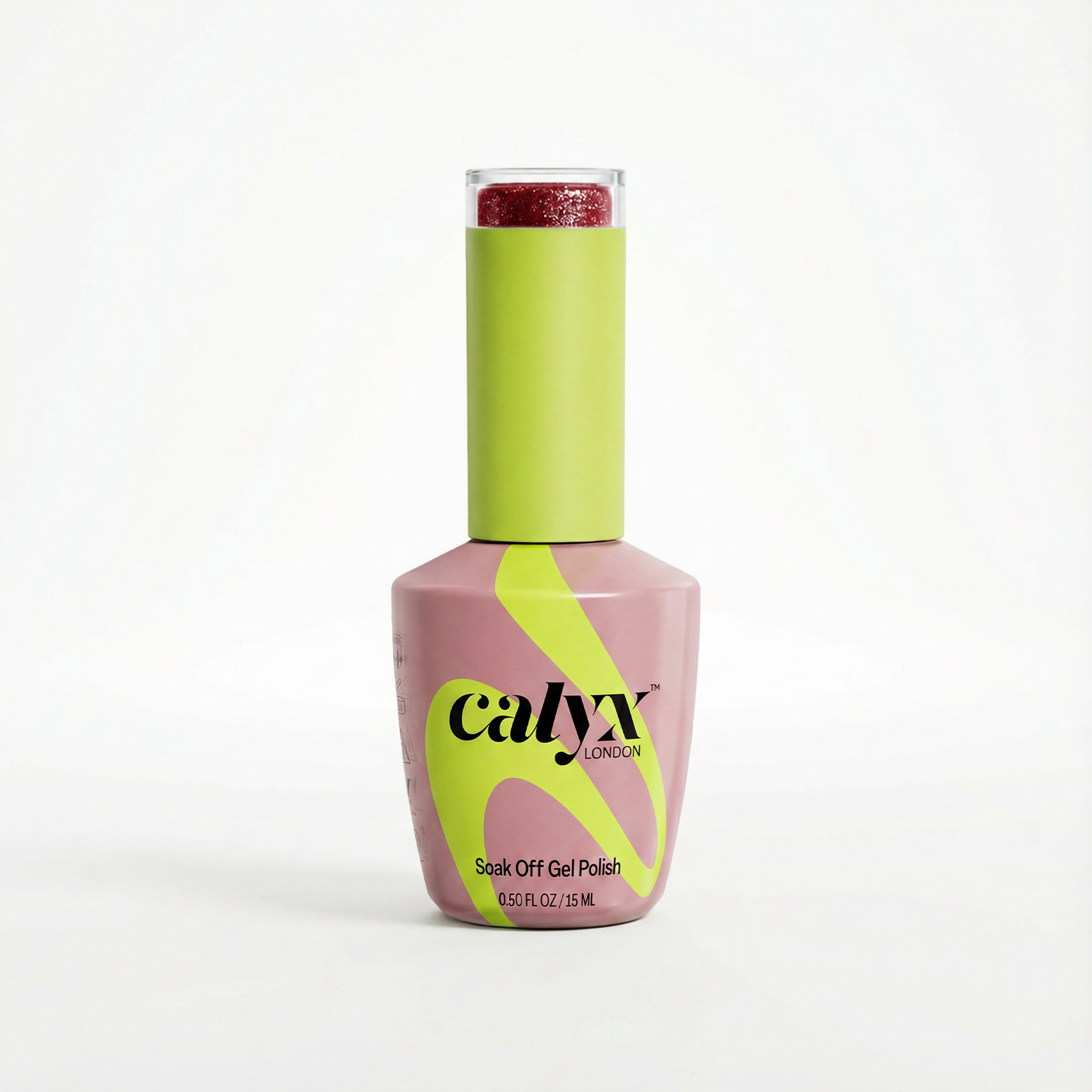 Red Obsession Starfall Cat-Eye Gel Polish | 221 | 15ml - Calyx Nails India