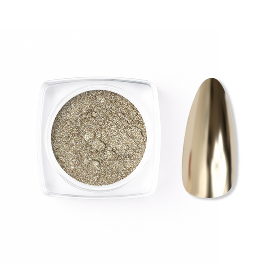 Cashmere Gold Chrome Powder | CR - 010 - Calyx Nails India