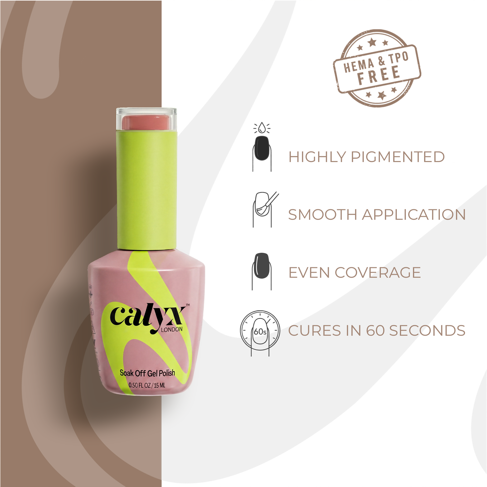 Bare velvet Gel Polish | 002 | 15ml - Calyx Nails India