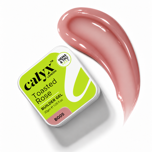 Toasted Rose Builder Gel | 30gm - Calyx Nails India
