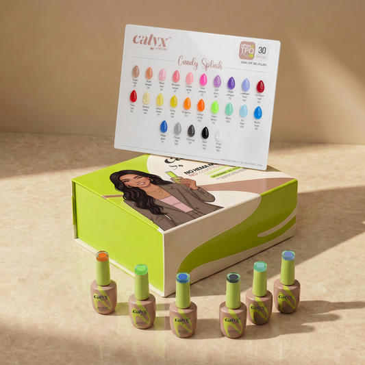 30 Shades Candy Splash Gel Polish Kit - Calyx Nails India