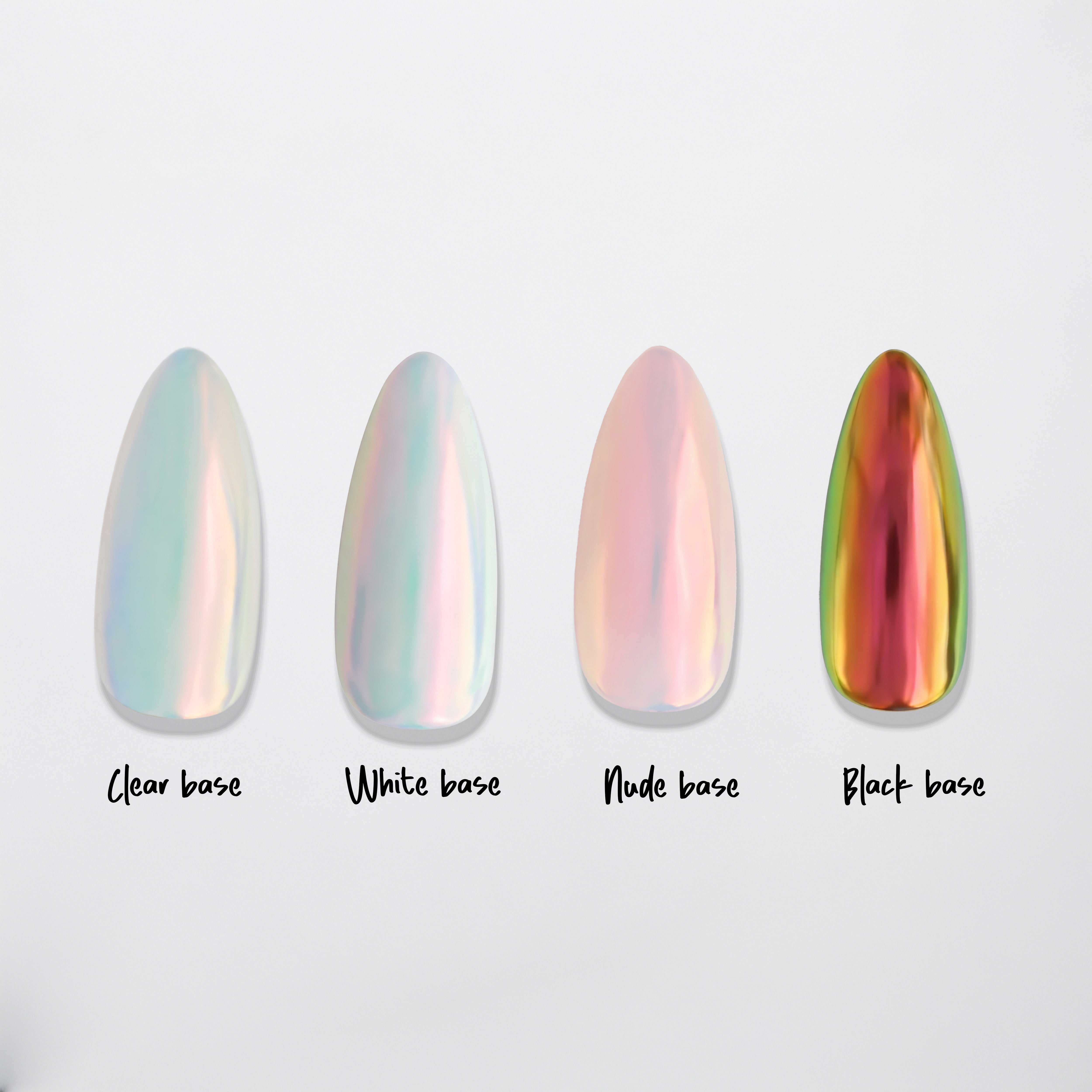 Amber Flame Aurora Chrome Powder | DC - 020 - Calyx Nails India