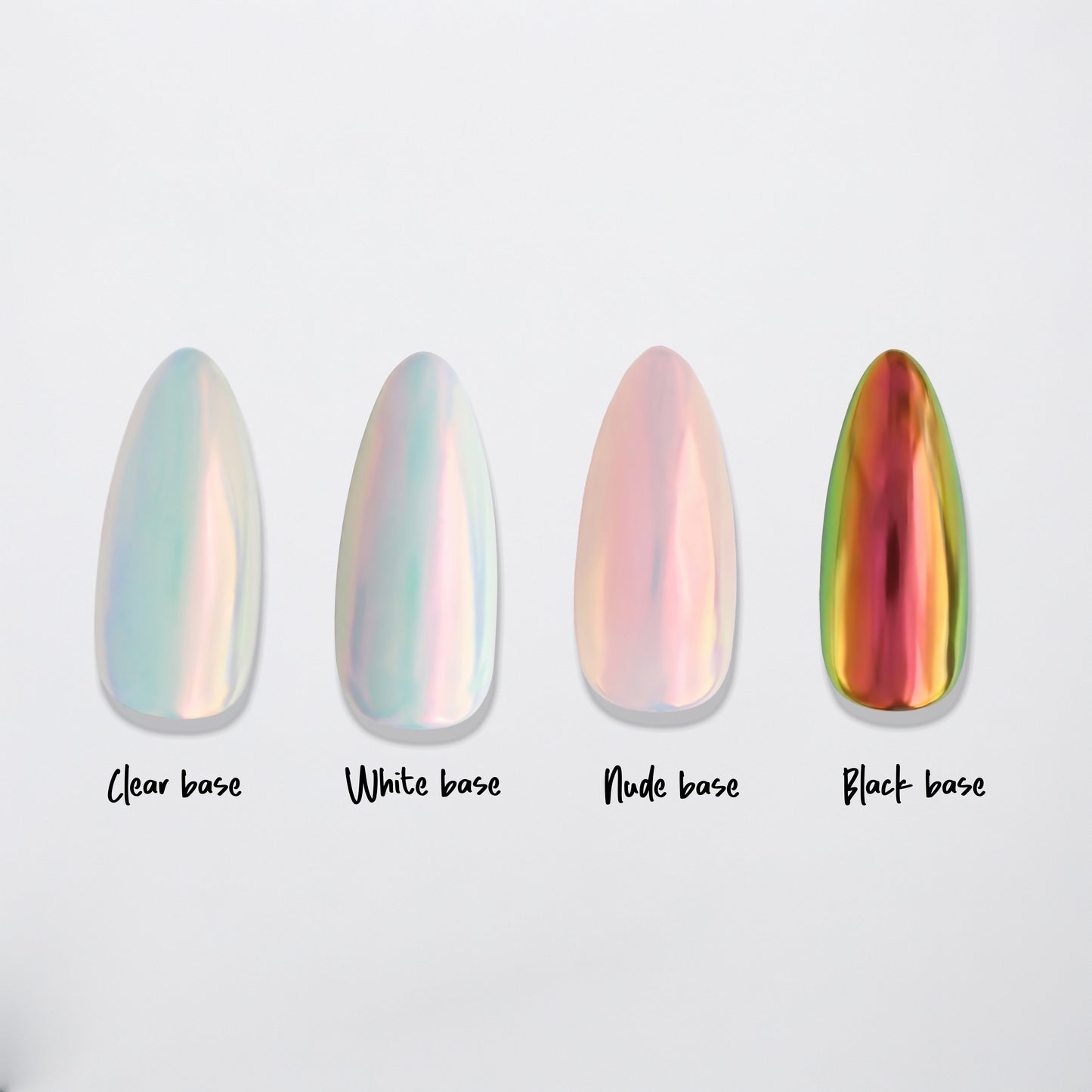 Amber Flame Aurora Chrome Powder | DC - 020 - Calyx Nails India