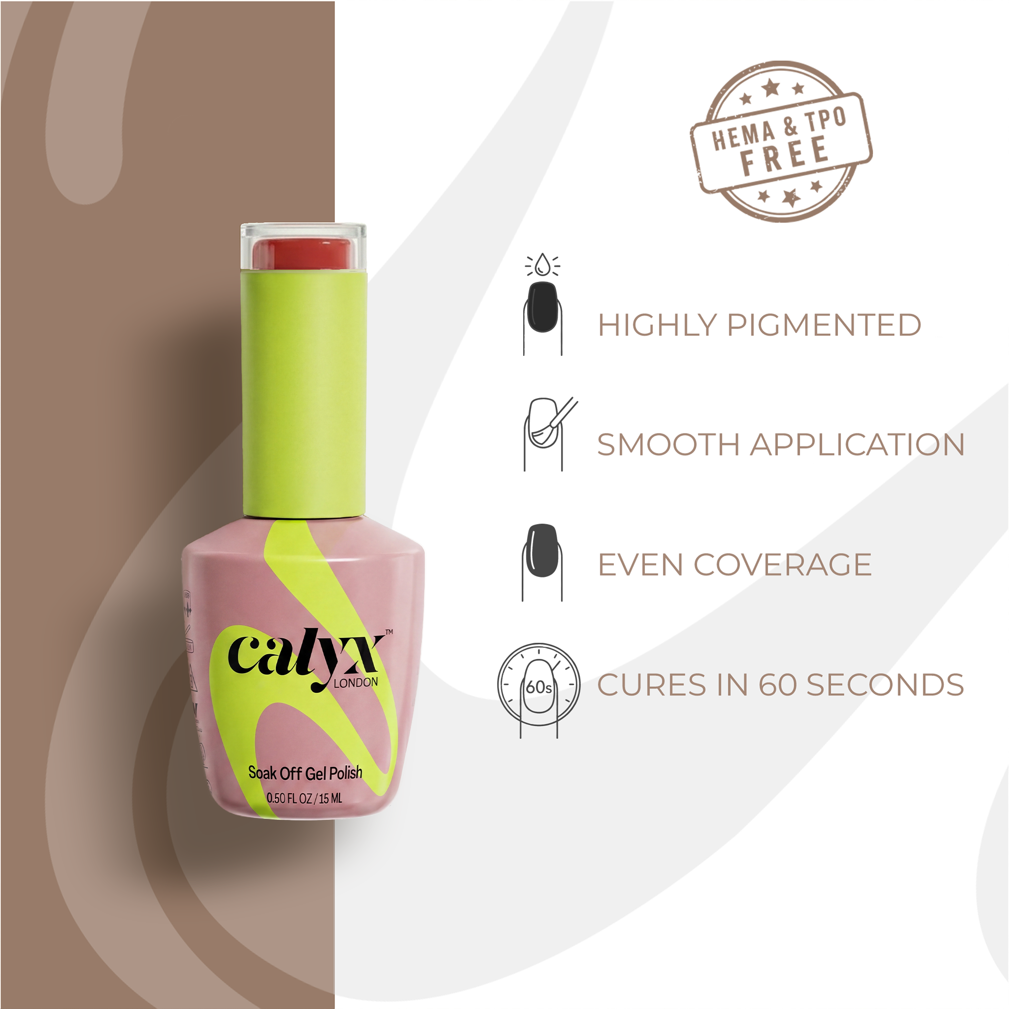 Fiery red Gel Polish | 062 | 15ml - Calyx Nails India