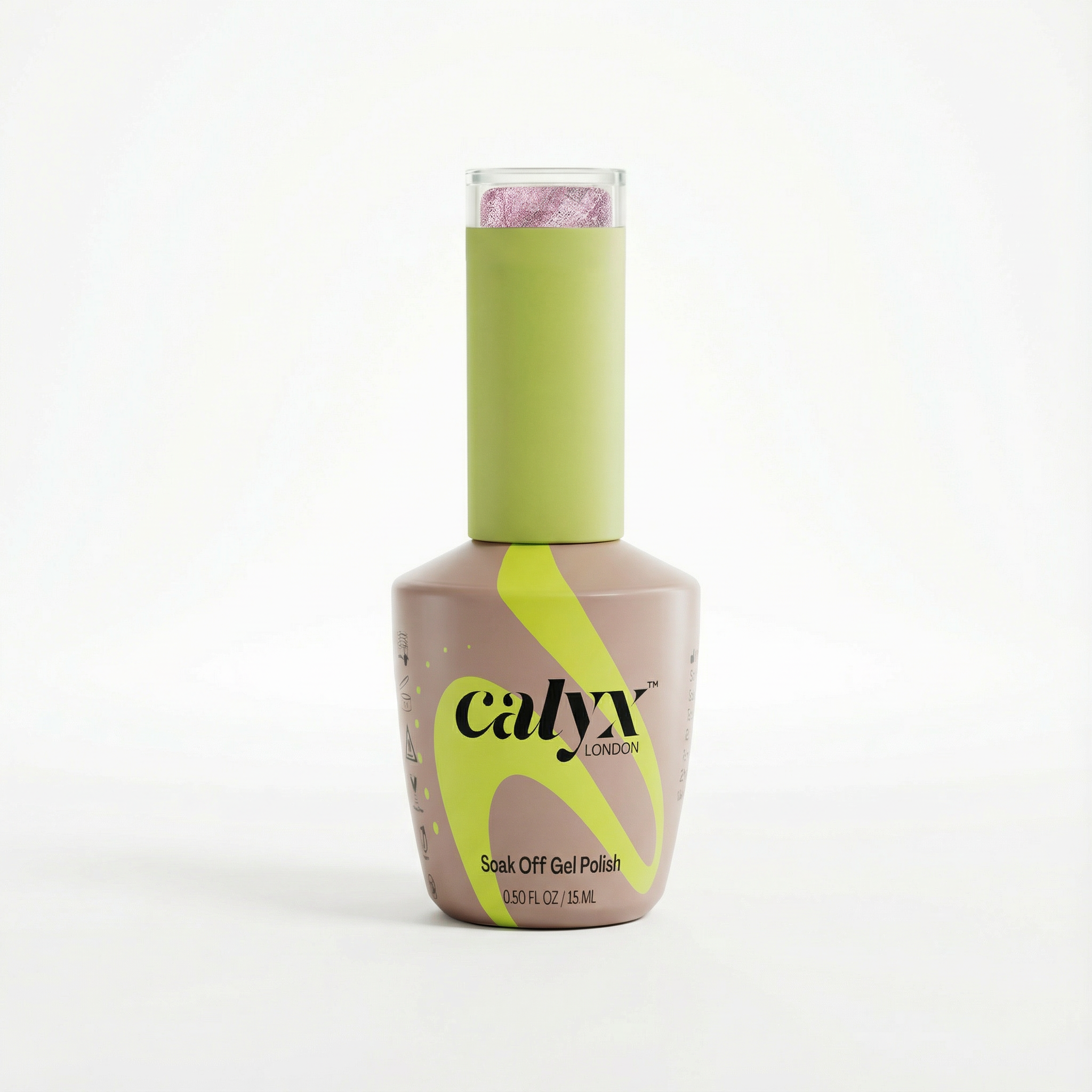 Frosted Rose Gel Polish | 159 | 15ml - Calyx Nails India