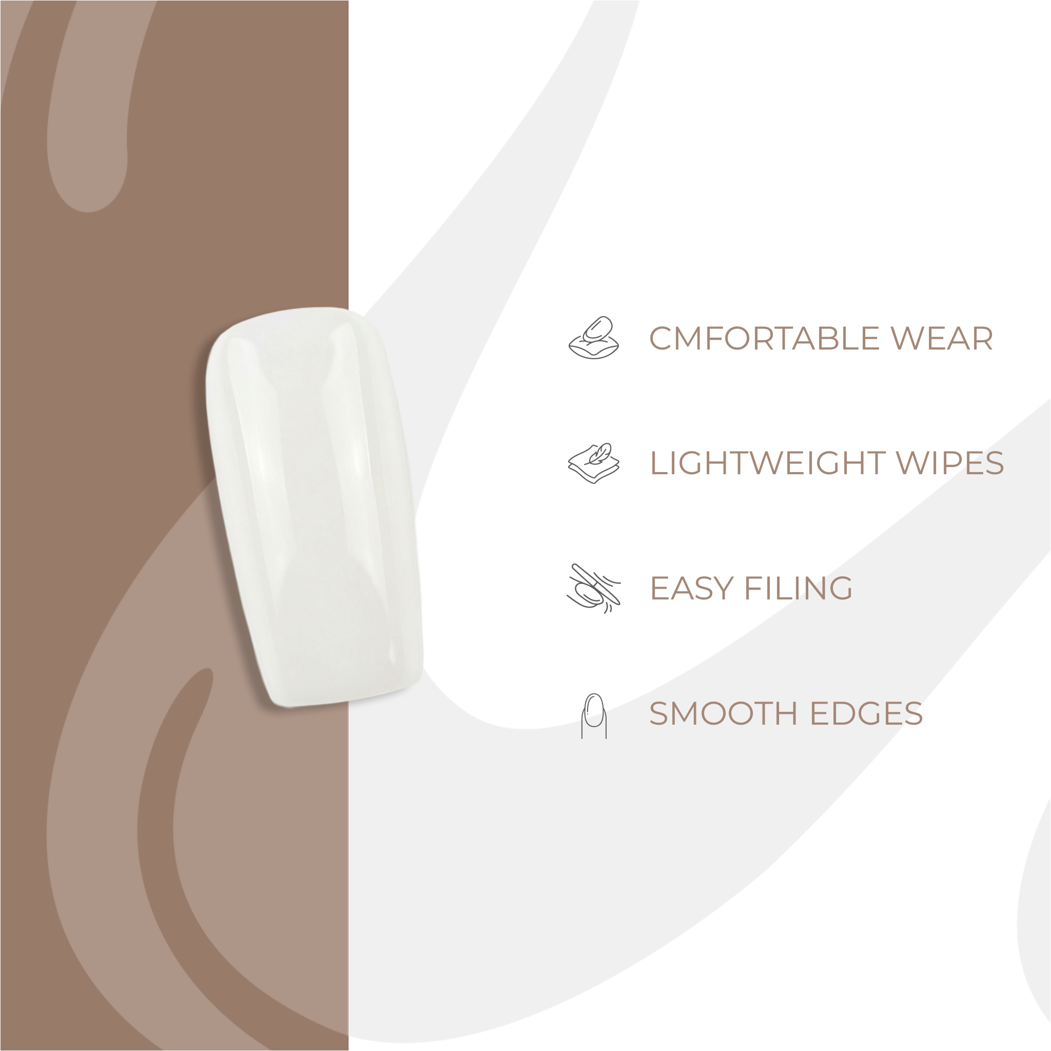 Full Cover Nail Tips - Calyx Nails India