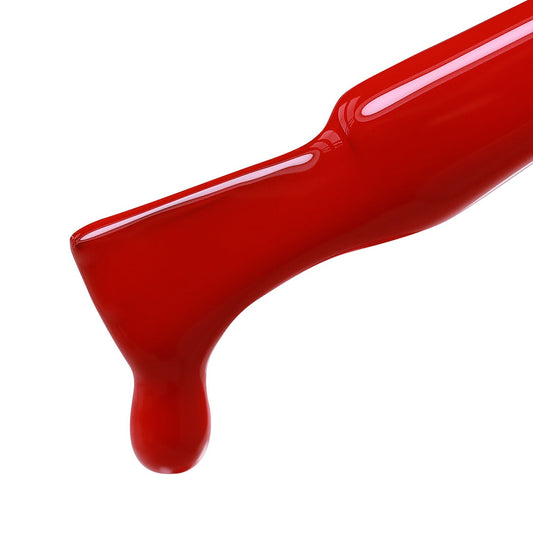 Fiery red