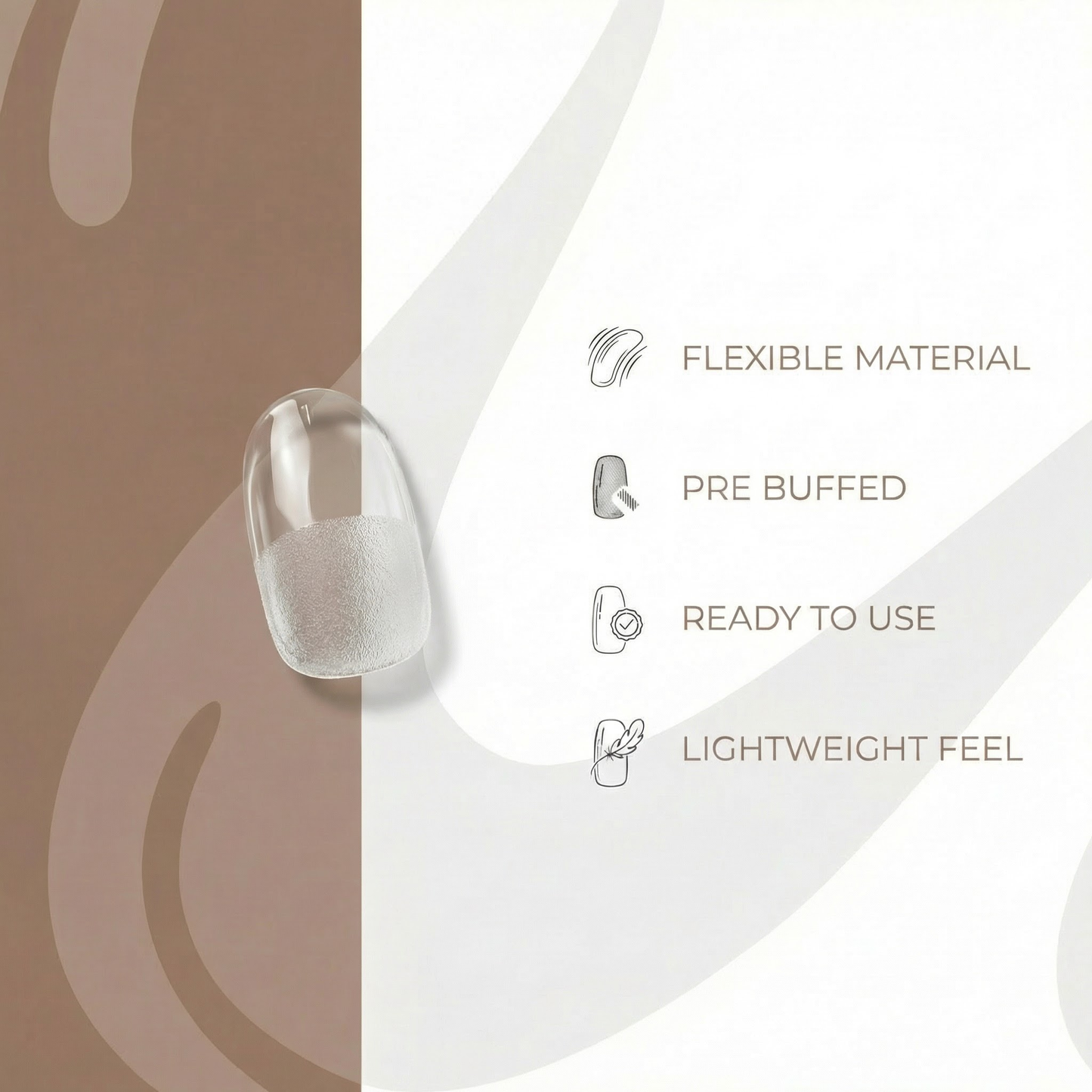 Soft Gel Tips - Oval - Calyx Nails India