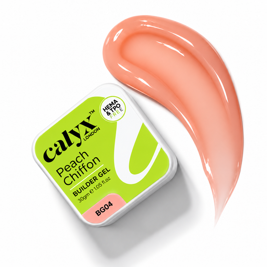 Peach Chiffon Builder Gel | 30gm - Calyx Nails India