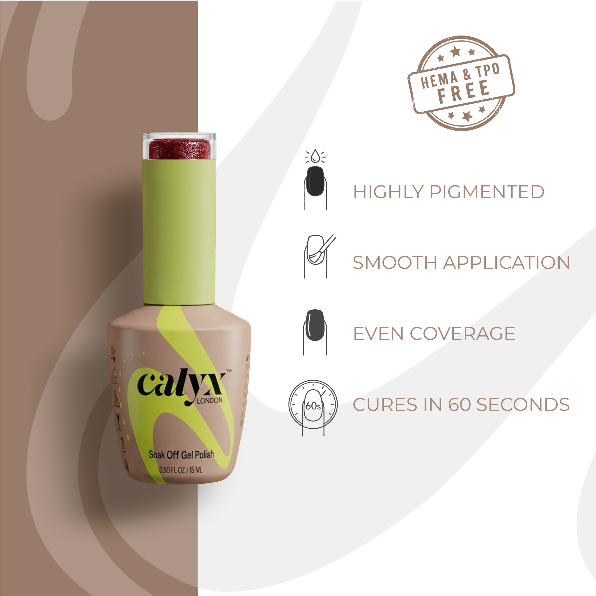Red Obsession Gel Polish | 221 | 15ml - Calyx Nails India