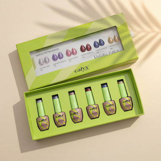 6 Shades Reflective Collection Gel Polish Kit - Calyx Nails India