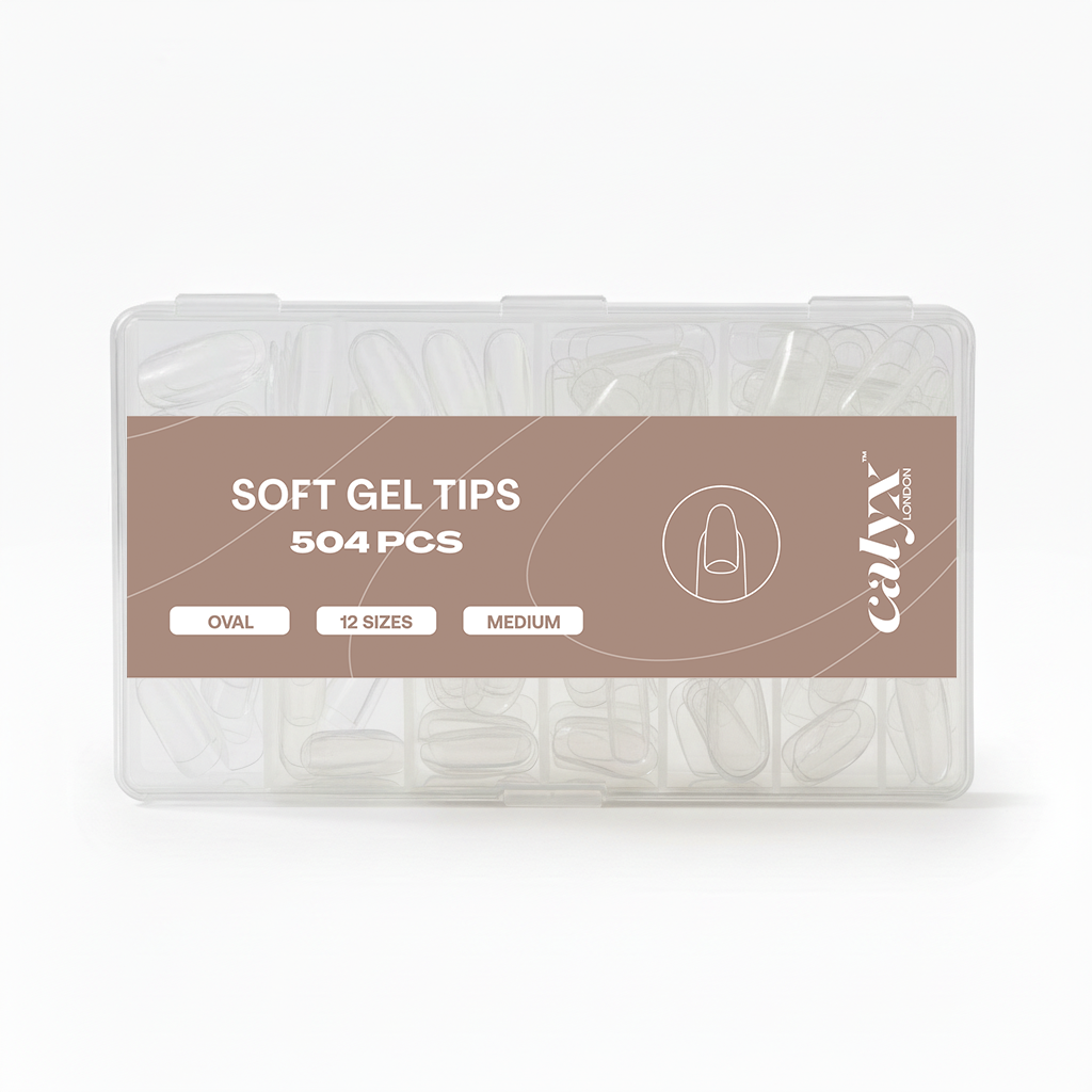 Soft Gel Tips - Almond - Calyx Nails India