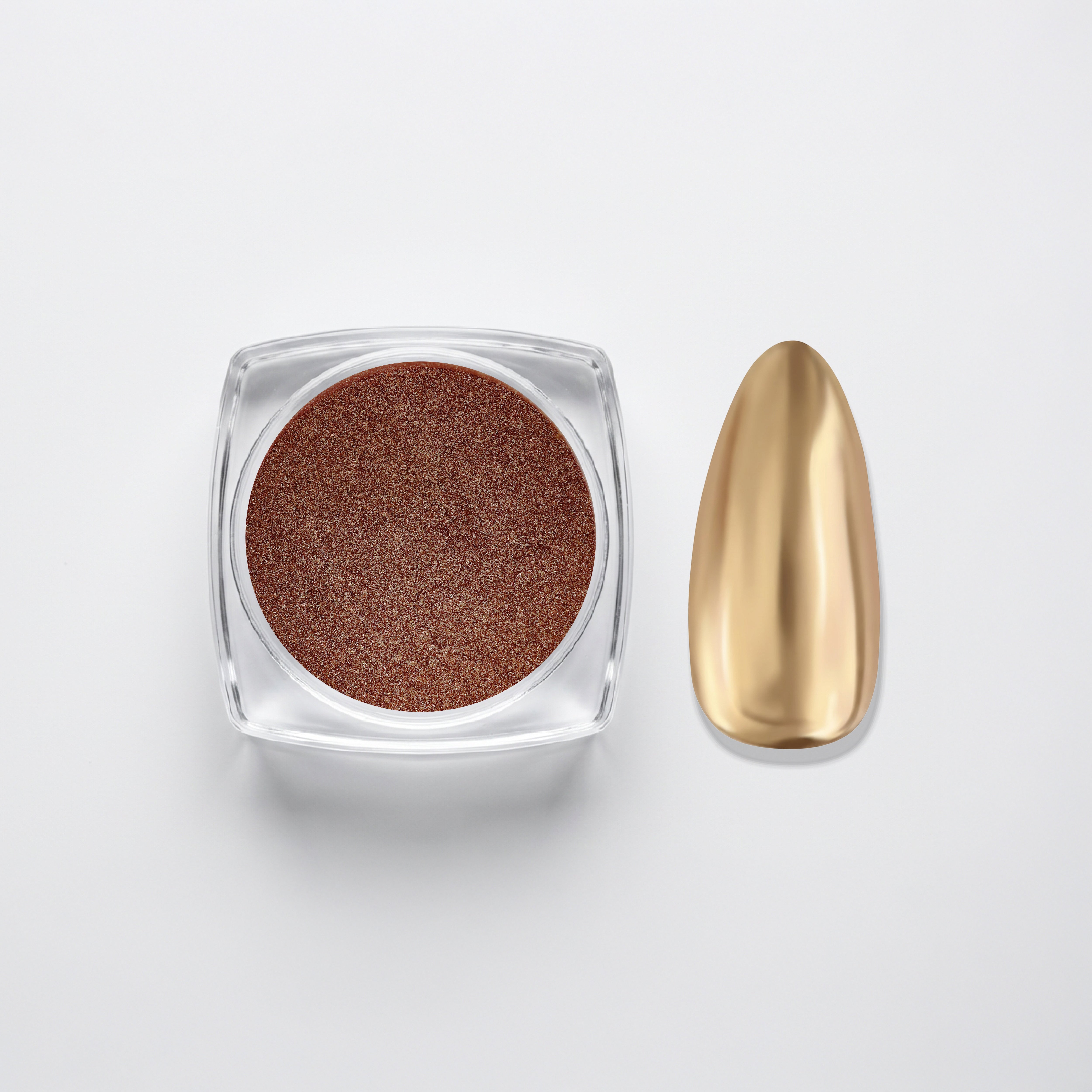 Spicy Cognac Chrome Powder | CR - 011 - Calyx Nails India