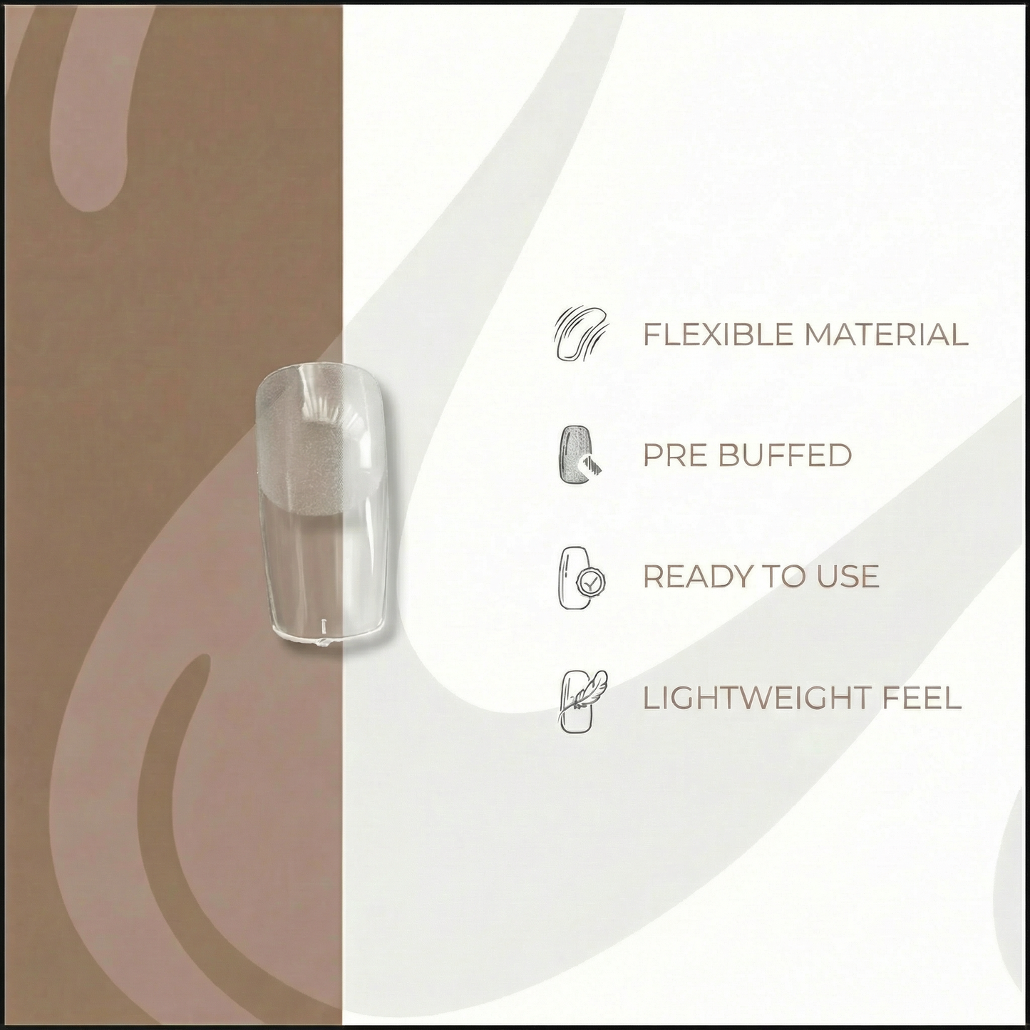 Soft Gel Tips - Square - Calyx Nails India