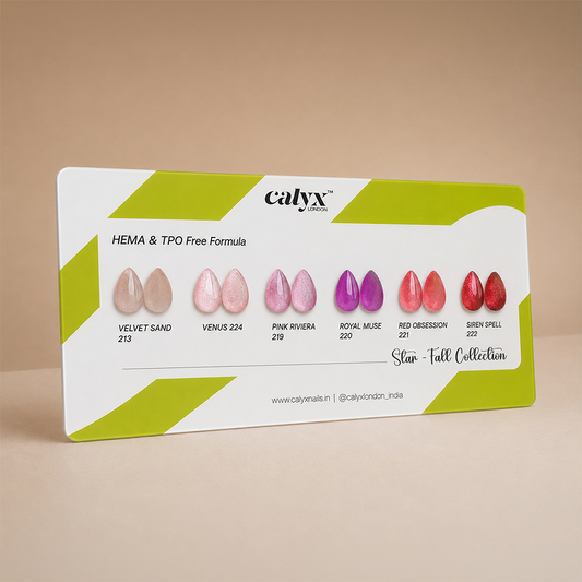 6 Shades Star-fall Cat-Eye Gel Polish Kit - Calyx Nails India