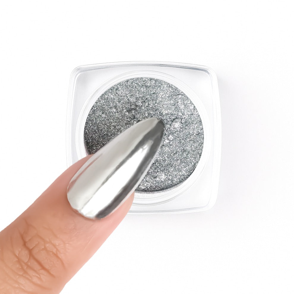 Lunar Foil Chrome Powder | CR - 001 - Calyx Nails India